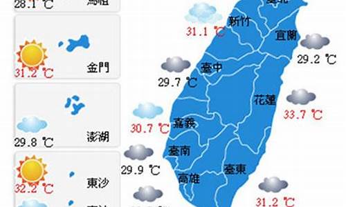 台湾天气预报一周_台湾天气预报一周天气情