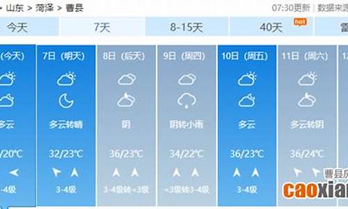 曹县天气30天天气预报_曹县天气30天天气预报最新